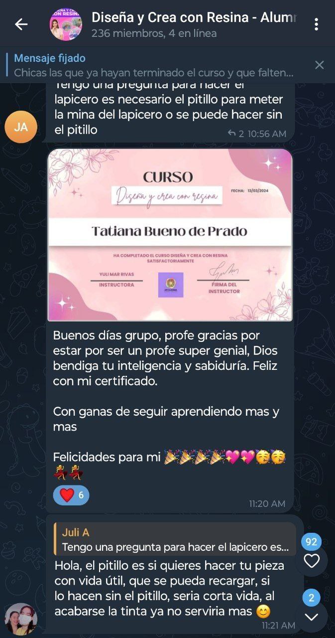 Testimonio Alumna